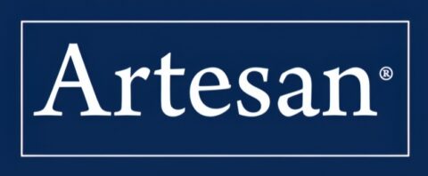 Artezan brand logo with white text on a dark blue background.